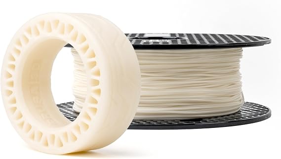 Prusament Premium TPU 95A Natural 1.75mm 500g 3D Printer Filament | Flexible TPU 95A filament with high impact resistance, elasticity, and durability for functional and flexible parts.