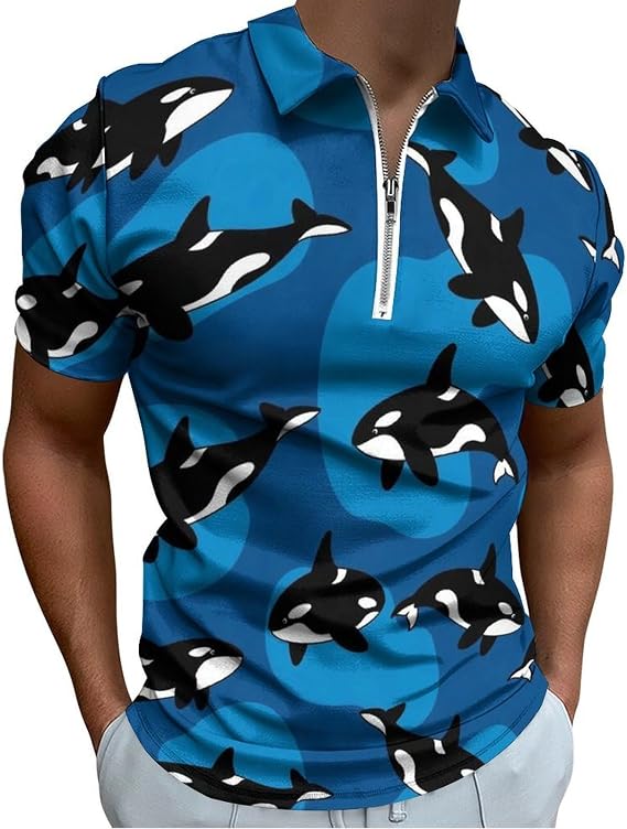 Men's Classic Polo Shirt, Quick-Drying Performance Polo for Men, Sizes S-4XL