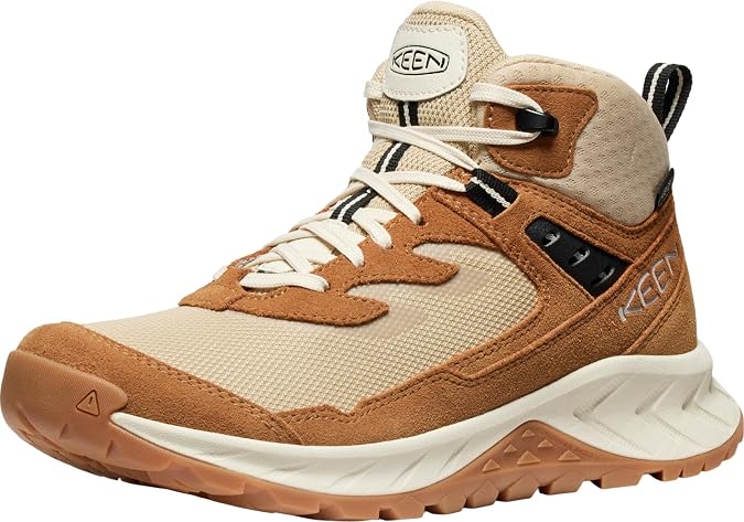 KEEN Women's Hightrail Mid Height Durable Lightweight Breathable Leather Waterproof Hiking Boots
