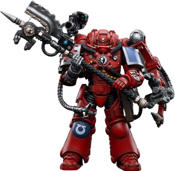 JOYTOY Warhammer 40,000 1/18 Action Figure Ultramarines Primaris Techmarine Collection Model Birthday Gifts 7.8Inch