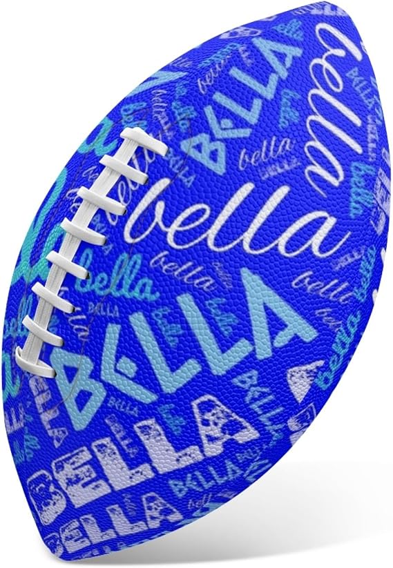 Custom Football High School Football, Personalized Full Name Football, Football Gifts for Coach Dad Football Fan Groomsmen Birthday Graduation Gifts for Son Grandson