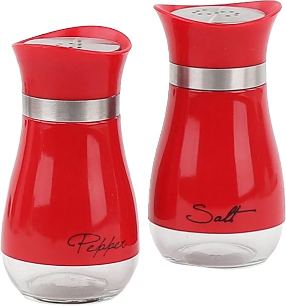 Basic Salt & Pepper Shakers - Red
