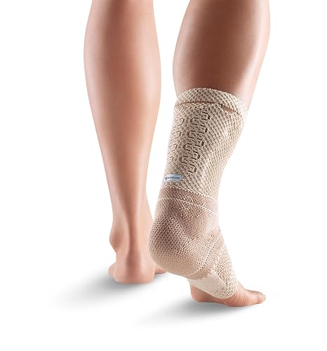 Bauerfeind AchilloTrain - Achilles Tendonitis Brace - Relieves Achilles tendon pain, swelling and inflammation. Beige, 6