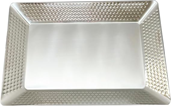 Stainless Steel Rectangular Serving Tray,Large Decorative Platters