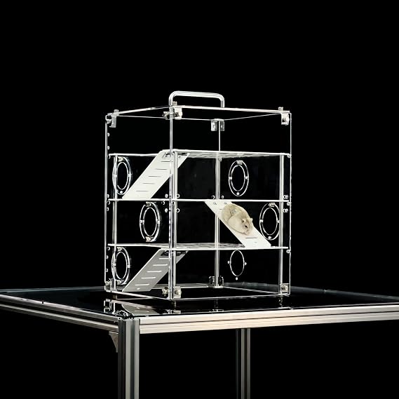 GuineaLoftTM Small Acrylic Cage (Model-P5) for Hamsters, Mice &Small Rodents