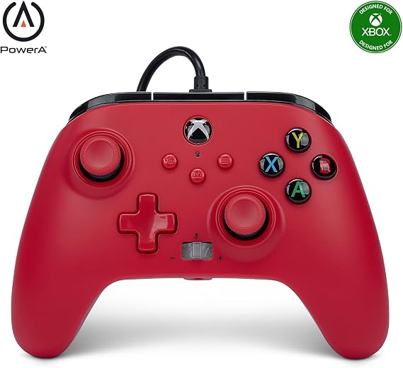 PowerA Improved Wired Controller for Xbox Series X|S – Artisan Red