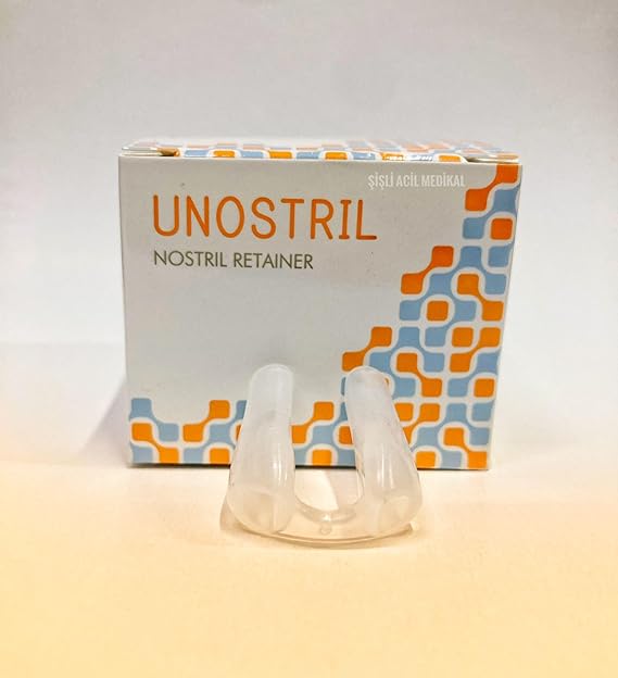 Unostril Nostril Retainer Nostril Shaper (NO 7) Silicone Transparent Adult