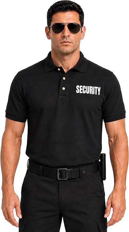 First Class Poly Cotton Tactical Polo Shirts - Security Guard Officer Shirt