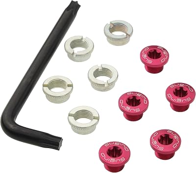 Sugino 701 Aluminum Single Screw Set, Red
