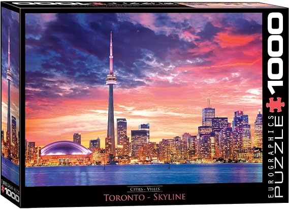 EuroGraphics Toronto Jigsaw Puzzle (1000-Piece) , Blue
