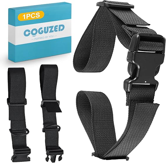CoguZed 1 Pack Heavy Duty Adjustable ChestSternum Strap Universal Backpack Add-On with Quick Release Buckle & Clip for Enhanced Comfort & Safety