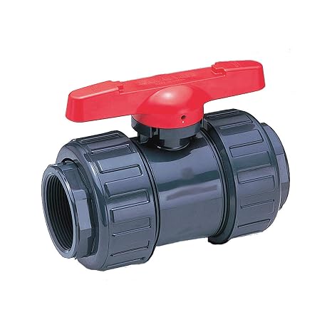 3/4" Socket x Thread PVC Ball Valve 2-Way