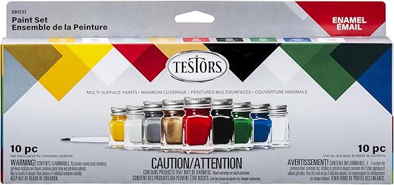 Testors 9146XT Promotional Enamel Paint Set Packaging may vary
