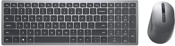 Dell KM7120W Multi-Device Wireless Keyboard and Mouse, Grey