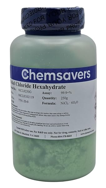 Nickel Chloride Hexahydrate, 99.9+%, 250g
