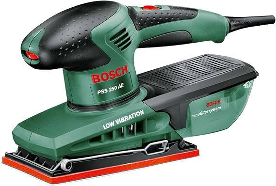 Bosch PSS 250 AE Vibrating Sanding Pss 250 Ae, Green [Energy Class A+]