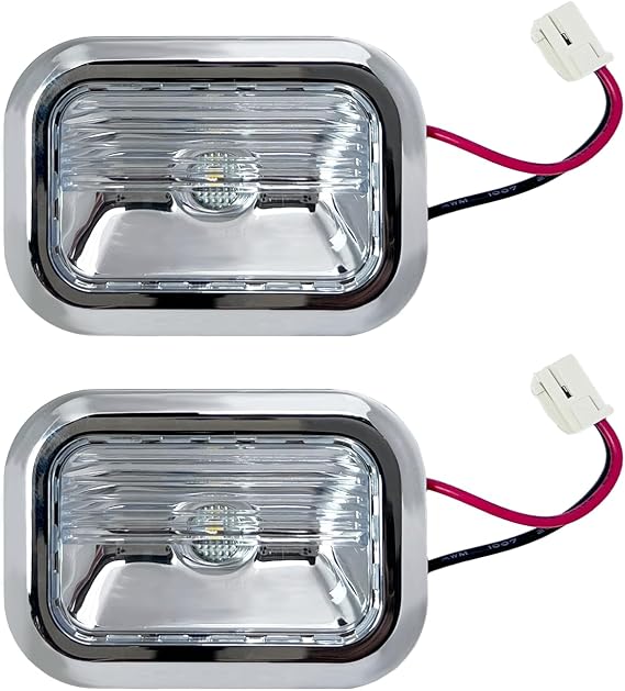 2Packs W11462342 W10843339 W10908166 W10607479 LED Module assembly For Whirlpool Kitchenaid Kenmore Refrigerator Replacement