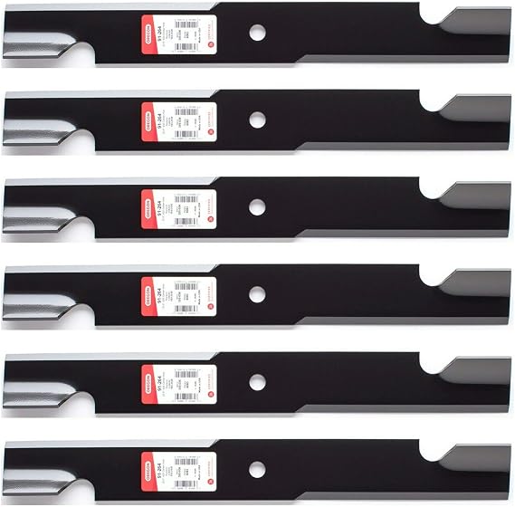 Oregon 6PK 91-264 High Lift Blade for 60" Dixie Chopper 30227-60, Exmark 103-2530, Hustler 602771
