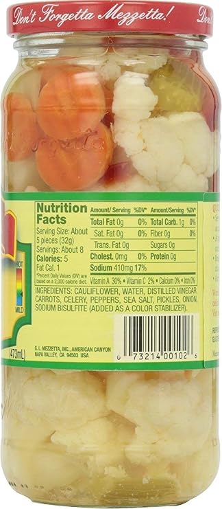 Mezzetta Giardiniera 16 Oz