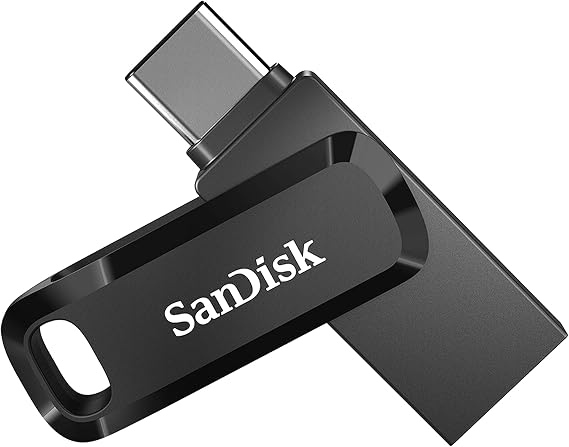 SanDisk 32GB Ultra Dual Drive Go USB Type-C Flash Drive, Black - SDDDC3-032G-G46