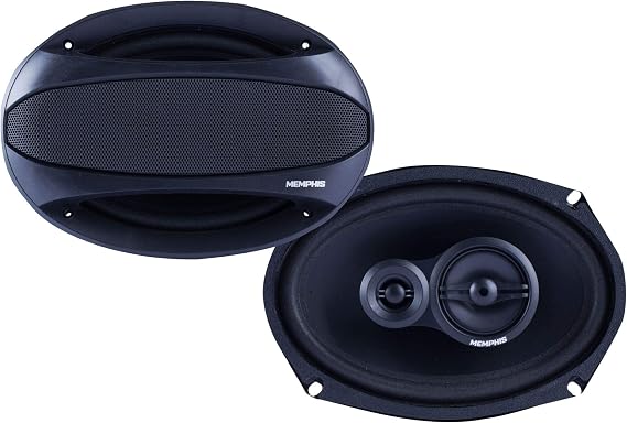 Memphis SRX693 Street Reference Series 6x9 3-Way Coaxial Speakers - Pair - Used, Very Good