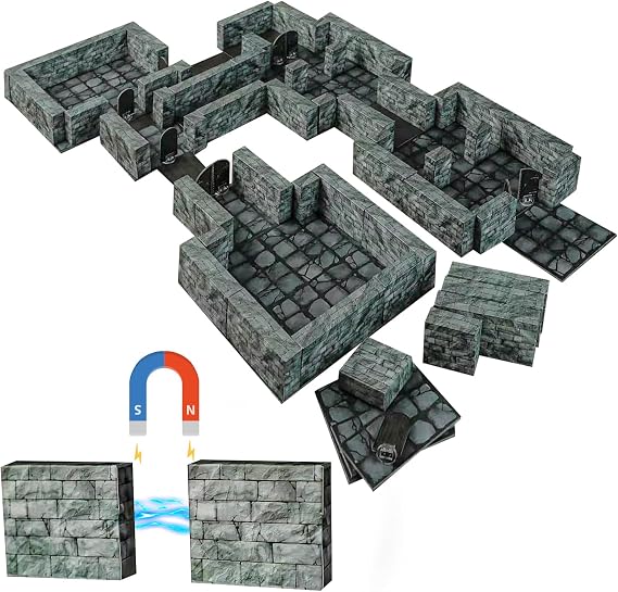 Terrain Dungeon Wall System DND Dungeons and Dragons