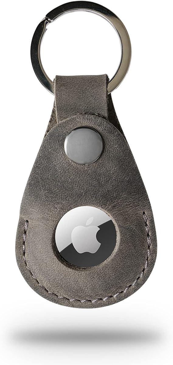 PEGAI Leather AirTag Holder | Pear