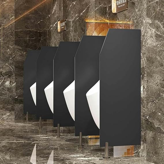 Urinal Screen Toilet Partition Floor Standing Urinal Baffle Men's Toilet Urinal Partition Waterproof Toilet Wooden Partition Panel Board For Schools Kindergartens 120 * 45cm,C,4PCS [Energy Class A]