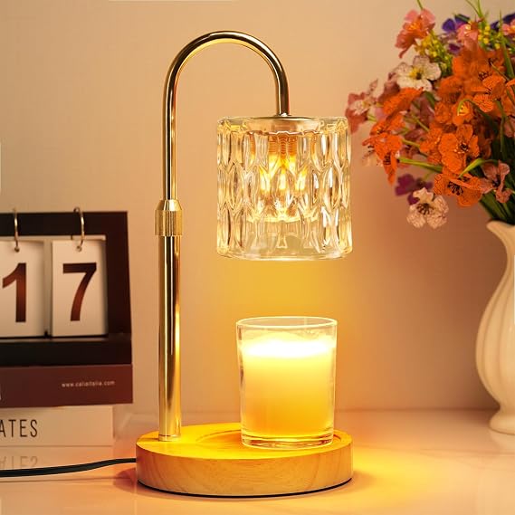 HAIDOLIANG Candle Warmer Lamp with Timer Dimmable,Birthday Gifts for Women [Energy Class A+++]