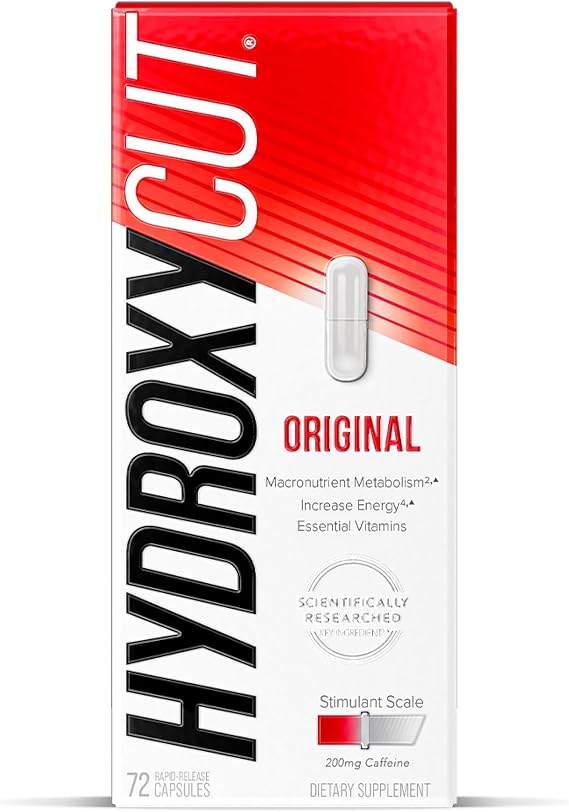 Hydroxycut Original, Metabolism Supplement, 72 Rapid-Release Capsules