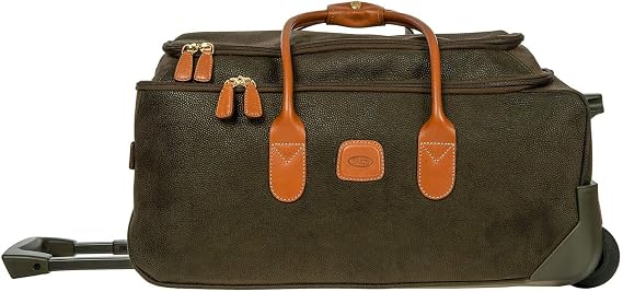 Bric's USA Luggage Model: LIFE |Size: 21" rolling duffle | Color: OLIVE