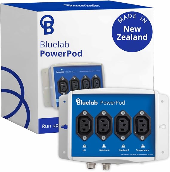 Bluelab POWERPODNA PowerPod for Bluelab Pro Controller (PowerPod Only), Enable Temperature Control for Optimal Nutrient Absorption, Used for Hydroponic System and Indoor Plant Grow | Enables Temperature Control for Optimal Nutrient Absorption -Used for Hydroponic System and Indoor Plant Grow- POWERPODNA