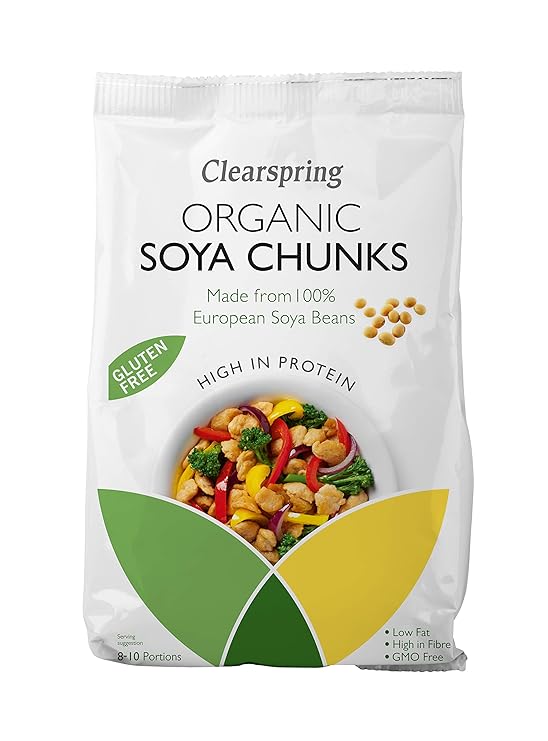 CLEARSPRING Organic Soya Chunks, 200 GR