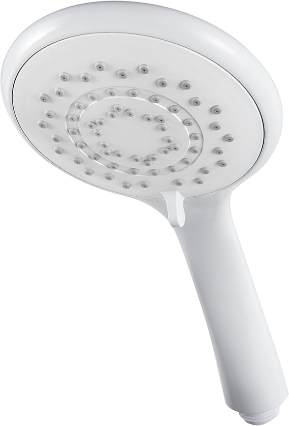 Triton 7000 Series Five Position Shower Head, White, 5 Spray Patterns, Easy to Clean