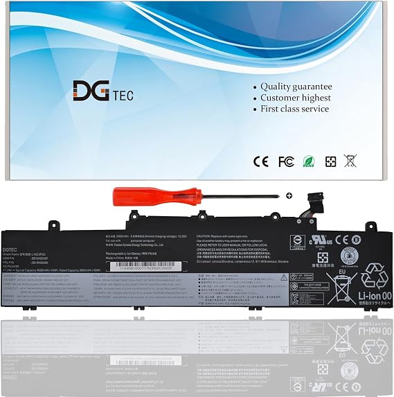 L19M3PD5 L19D3PD5 L19C3PD5 L19L3PD5 Laptop Battery for Lenovo ThinkPad E14 E15 2nd Gen SB10X02608 5B10X02603 SB10X02605 5B10X02594 5B10X02600 5B10X02606(11.1V 45Wh/4120mAh)