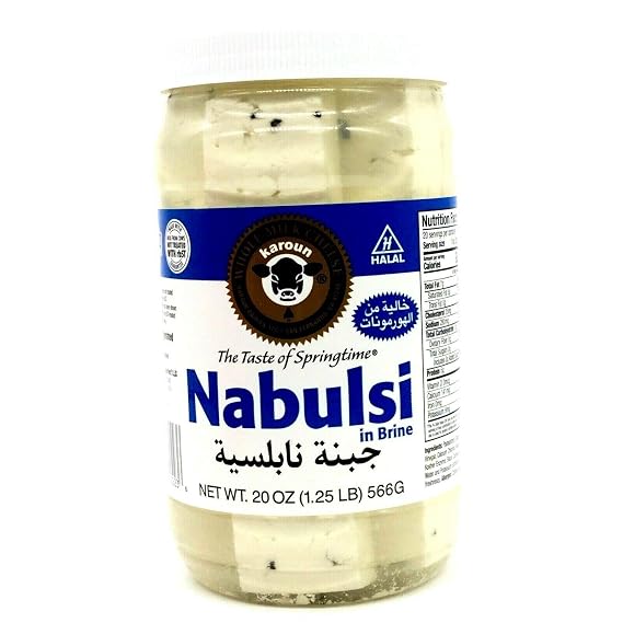 Karoun Nabulsi Cheese Kosher in Brine Single Jar 1.5LB/560gm