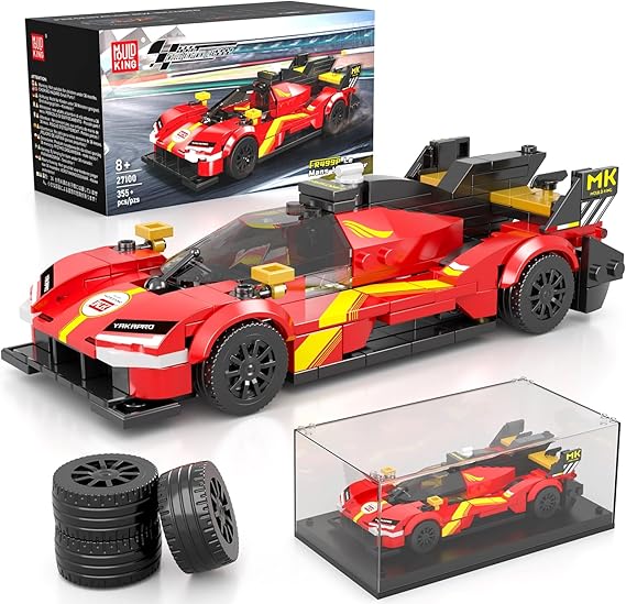 Mould King FR499P Speed Champion Car Building Kits, MOC Racing Car Toys Model, Vehicle Blocks Set Suitable for Boys to Build, House Decoration Gifts for Kids and Adults 27100 (355Pcs)