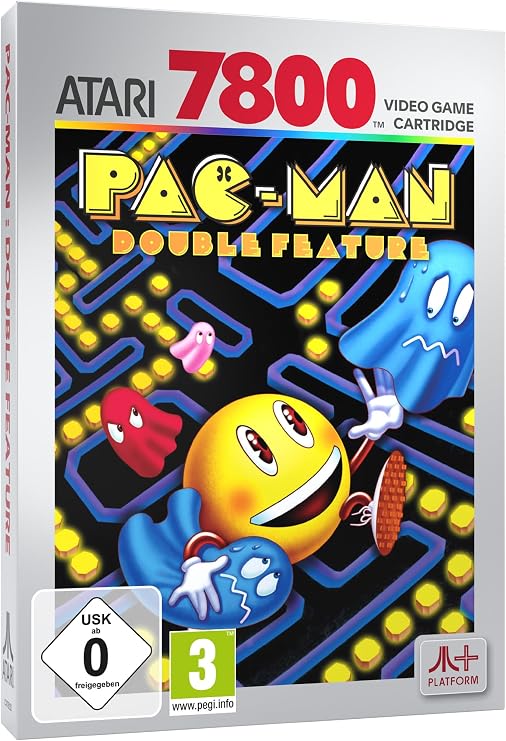 Compatible with Pac-Man double functions Atari 2600+, Atari 7800+, Atari 7800+, and Atari 7800 video game systems.