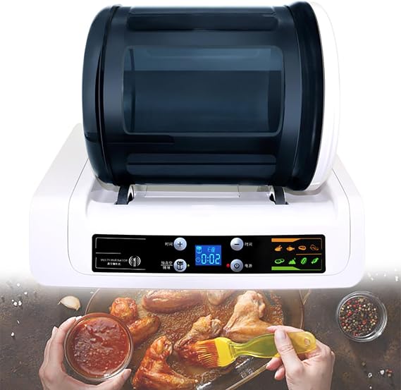Vacuum Tumbler Marinator, 5L Meat Tumbler Marinating Machine, Rapid Marination Catering Food Processing, for Chicken Steak Burger Shop