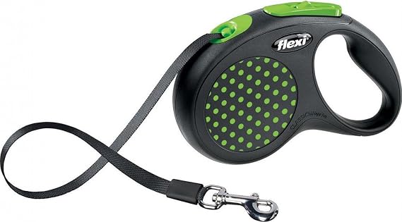FLEXI Automatic Leash Design L 5 M Green Tape