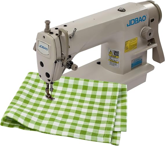 Sewing Machine with Multiple Needle Positions - 110V 550W Sewing Machine Thick Stuff SewingMachine with Large Double-Thread Rotary Hook for Jeans Leather 3500 Stitches/Min (No Table Stand)