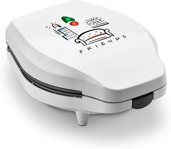 Friends Mini Donut Maker, Electric Countertop Appliance, 6 Mini Donuts