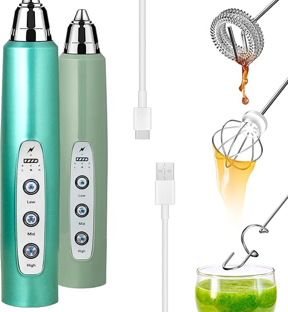 Green+Granite Milk Frother Set