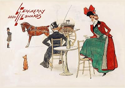 2026 Wall Calendar [12 pages 8x12] Horse Riding and Equestrian Vintage Cartoons