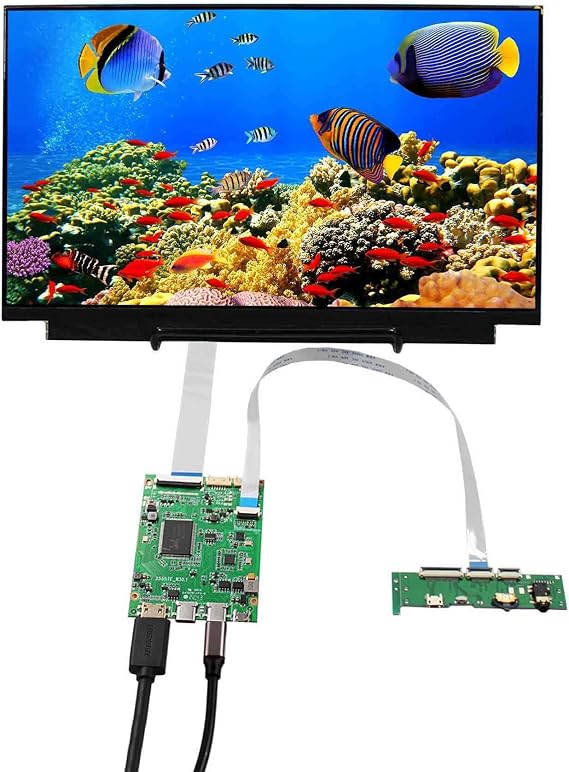VSDISPLAY 13.3" 1920X1080 LCD Screen VS133GF-Z001 with USB C LCD Board