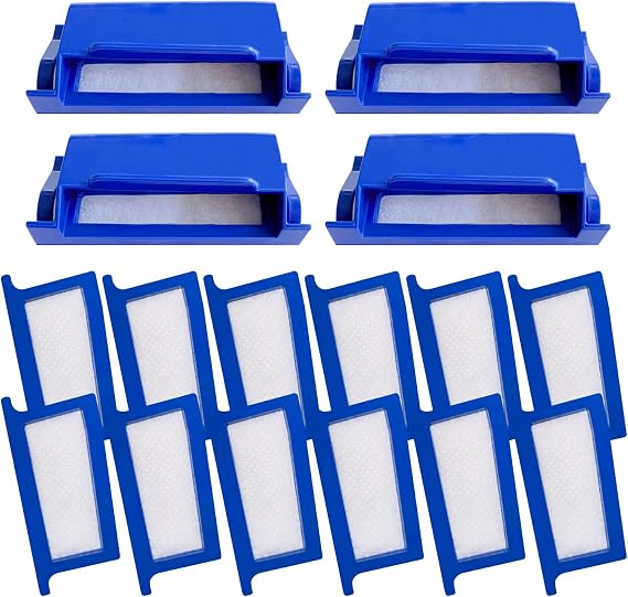 16 Pcs CPAP Filters Compatible with DreamStation1, Replacement Filter Kit Includes 4 Pollen Filter and 12 Disposable Ultra-Fine Filters