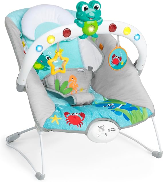 Baby Einstein Ocean Explorers Müzikal Zıpzıp Yenidoğan Koltuğu, Kick To It Neptune, Üniseks, 0-6 Ay, 9 Kg’a Kadar