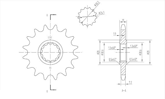 BikeMaster Front Sprockets 525 16T