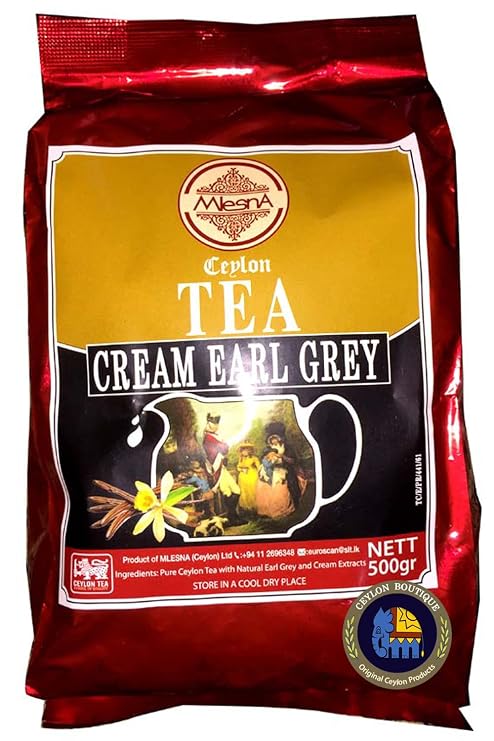 Mlesna Ceylon Tea - Cream Earl Grey Tea 500g