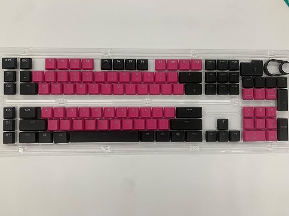 Suitable Logitech G915TKL G915 G815 Keyboard keycaps, 111 Keys. Replacement Keycaps Mechanical Gaming Keyboard... (Black and red Set)